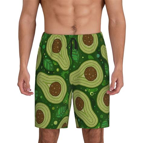 Cauagu Big Colorful Avocados Print Pajama Bottoms for Men Sleep Pajama ...