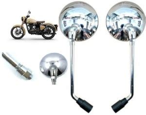 victrix Manual Dual Mirror For Royal Enfield Classic 350 Price in India ...