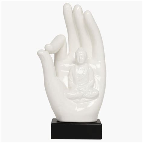 Buy Buddha Hand Figurine from Home Centre at just INR 1795.0