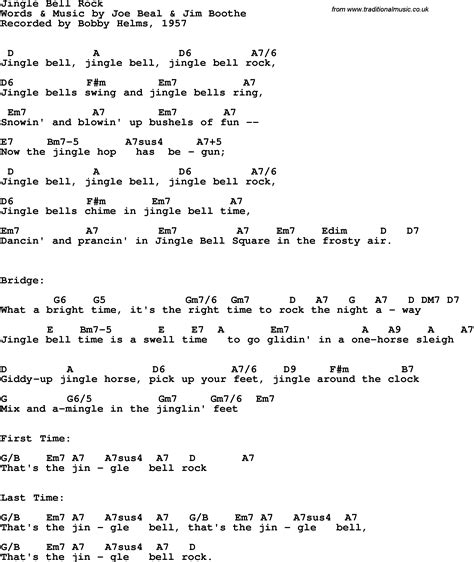 Jingle Bells Rock Lyrics And Chords at Wilfred Furman blog
