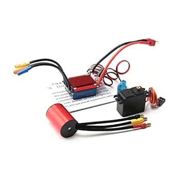 S2435 4500KV Brusess Motor 4P Sensorless 25A Brusess ESC Electric Speed ...