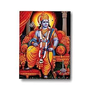 Yaya Cafe Ram Lakshman Sita and Hanuman Modern Art Wall Painting Canvas ...