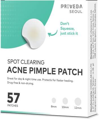 Priveda Spot Clearing Acne pimple patch - Invisible Facial Stickers ...