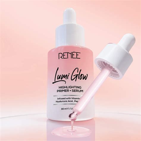 RENEE Lumi Glow Highlighting Primer + Serum With Hyaluronic Acid For L ...