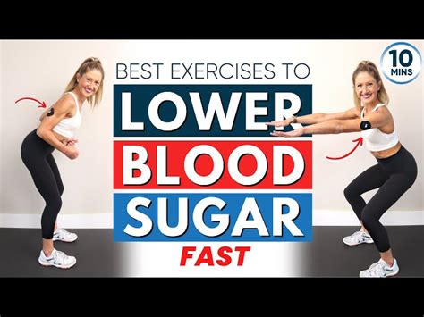 Best Exercises To Lower Blood Sugar Fast (ALL STANDING 10 Minutes) [9100a3]