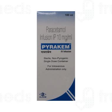Pyrakem 1000 Mg Injection 100 Ml - Uses, Side Effects, Dosage, Price ...
