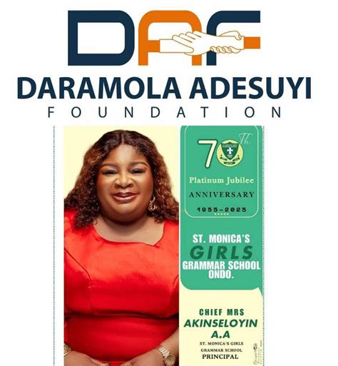 @70: Daramola Adesuyi Foundation Congratulates St. Monica’s Grammar ...