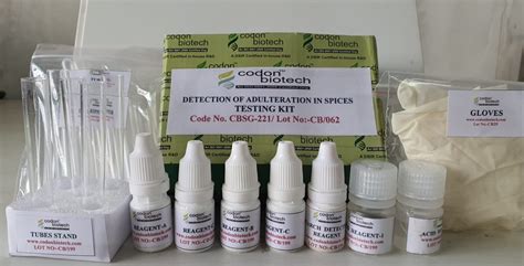 Spice Adulteration Detection Kits | Codon Biotech