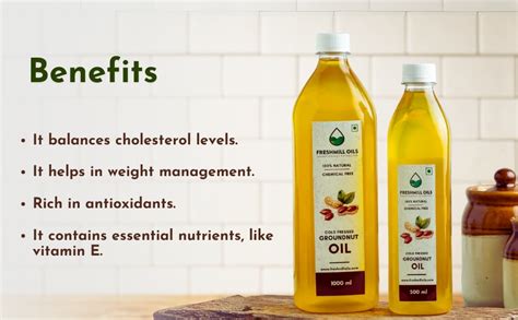 FRESHMILL OILS 5LTR, Unrefined Cold Pressed Groundnut (Peanut) Oil ...