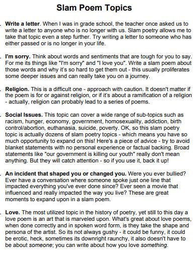 Image result for Spoken Poem Examples