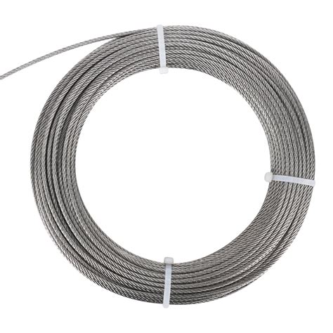 DasMarine Stainless Aircraft Steel Wire Rope Cable for Railing,Decking ...