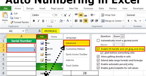 How to AutoNumber in Excel 的图像结果