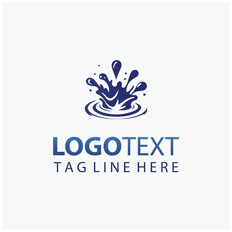 Le logo Splash | Vecteur Premium