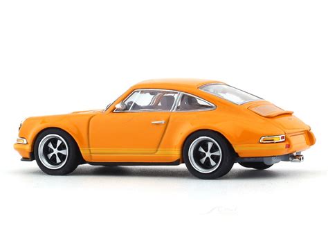 Porsche 911 964 Targa Singer orange 1:64 Pop Race diecast scale model ...