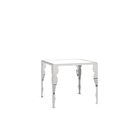 Glow The Event Store | Side Table – Mercer – Polished Stainless Steel ...