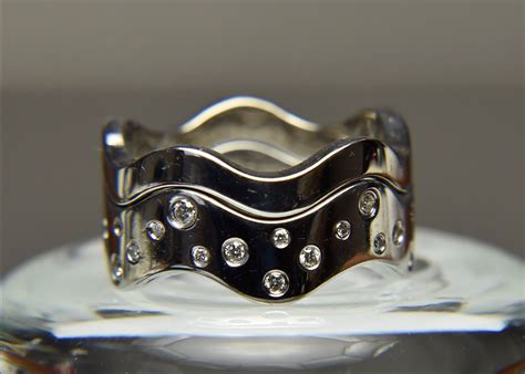 Buy 3 Mm Wave Stacking Ring Online in India - Etsy