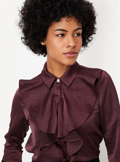 Buy Kalki x Max Women Solid Ruffle Blouse Online at just Rs. 999.0 ...
