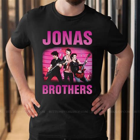 Jonas Brothers Tee Shirt Unisex Tshirt - buttonsworkshop.com