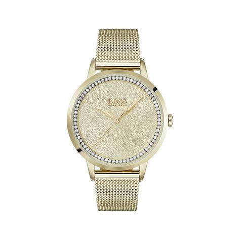 Buy Hugo Boss Watches 1502465 Yellow Dial Analog Watch For Women Online