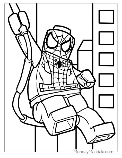 Funny Spiderman Coloring Pages