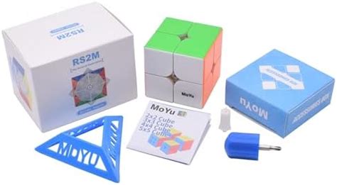 HAWKISTER MoYu RS2M 2x2 Magnetic Cube (Second Generation) Stickerless ...
