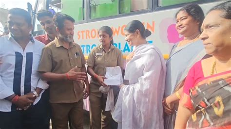 Tamil Nadu woman bus driver sacked soon after DMK MP felicitates her ...