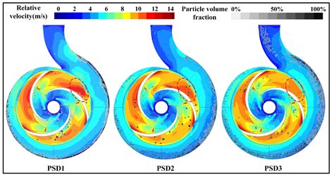 Study of the Two-Phase Flow and Wear of a Pump with Mixed-Size Particles