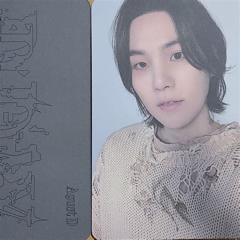 BTS SUGA photocard A B Agust D - [D-DAY] Álbum Solo | Ubuy India