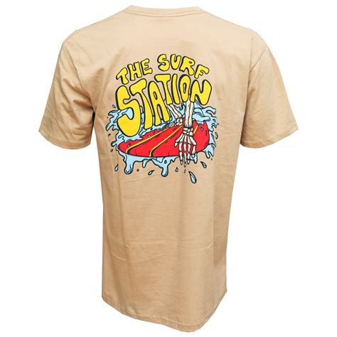 Surf Station x Chase Berenson Cheater 5 Men's S/S T-Shirt - Khaki ...