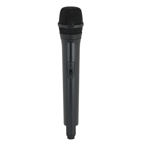 Classic Plastic Wireless Microphone Props Fake Mic Toy Handheld Black ...