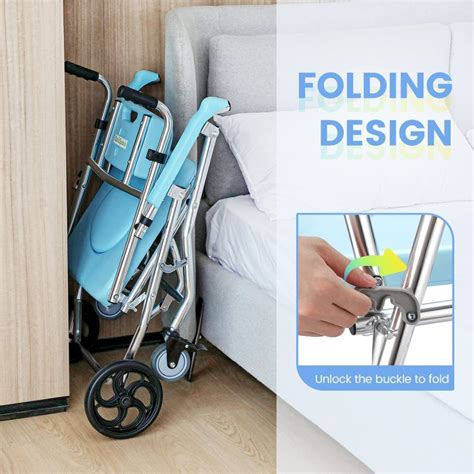 Foldable Commode Wheelchair Aluminium at lowest price in Chennai ...