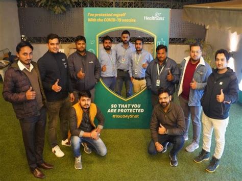 Healthians frontline workers and staff in Delhi NCR get vaccinated for ...