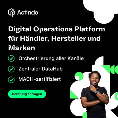 Plattform Übersicht | Actindo | Actindo