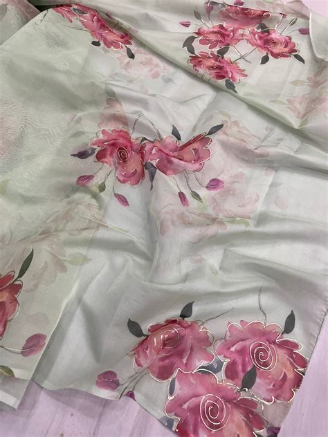 Organza Print Sarees – The Loom Store