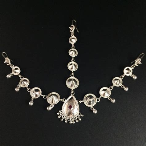 Silver Filigree Maangtikka – Silverlinings