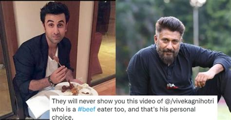 Video Of Vivek Agnihotri Confessing He Loves Eating Beef Goes Viral