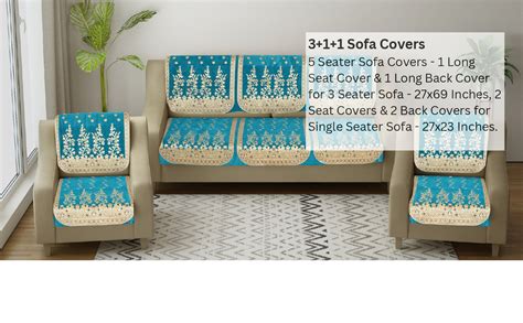Amazon.in: SAWNA HOMES: 10 Piece Sofa Cover