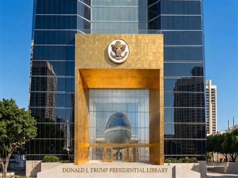 Eric Trump unveils first look of "Donald J Trump Presidential Library ...