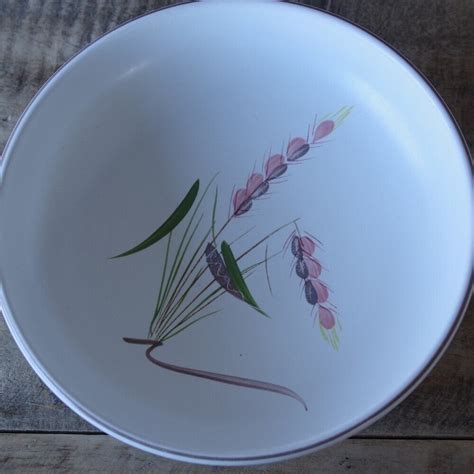 デンビー グリーンウィート 麦 ピンク ボタニカル ボウル 小鉢 深皿 17cm #200827-2 イギリス ヴィンテージ 食器 陶器 ...