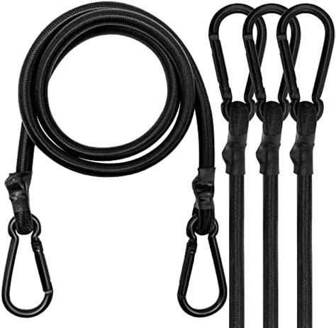 Bungee Cords with Carabiner, 40 Inch Long Heavy Duty Bungee Cords with ...
