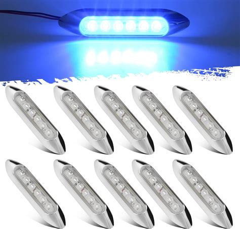 Cargo Area Lighting Strip Partsam 1Pc 12V 8 Inch Slim Line LED Utility ...