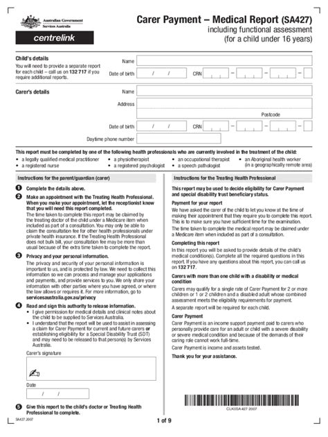 2020-2026 Form AU SA427 - Blank Fillable Template | Fill Out, Print ...