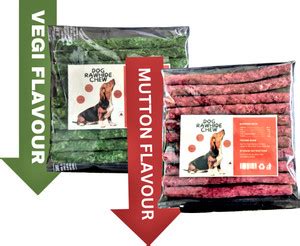 Furious3D Dog Chew Sticks Munchy Vegi (475 g) & Mutton (475 g) flavour ...