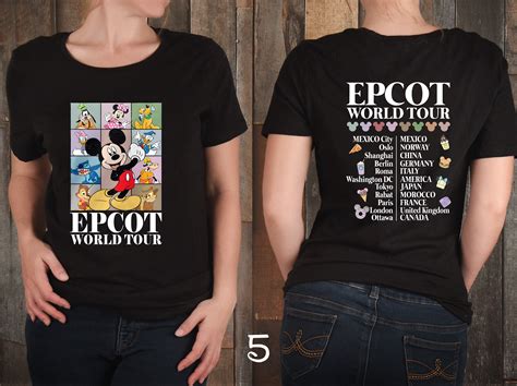 Epcot World Tour ,disney Epcot Shirt, Disney Group Trip Shirt, Retro ...