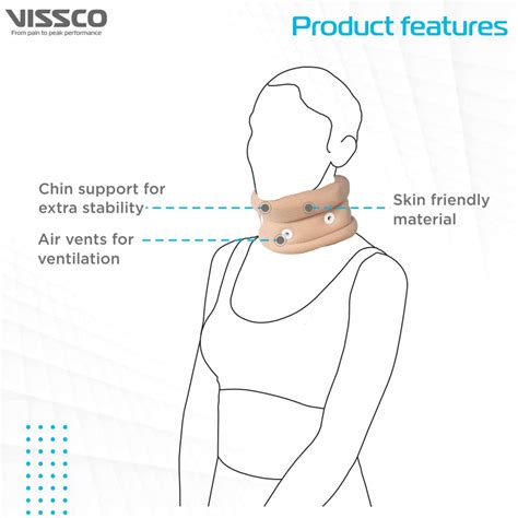 Buy VISSCO CERVICAL COLLAR WITH CHIN SUPPORT |PROVIDES SUPPORT ...