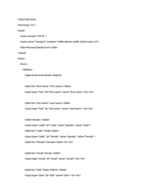 Image result for Sample of HTML Task