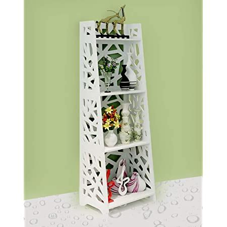 SS ARTS Engineered Wood Multi Purpose 4 Tier Standing Storage Organizer ...