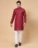 Buy Maroon Kurtas for Men by ALLAN PETER Online | Ajio.com