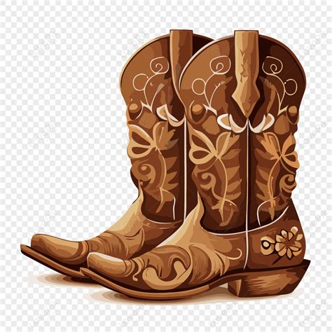 웨스턴 부츠,클립 아트,상표,만화 PNG 일러스트 무료 다운로드 - Lovepik