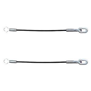 Brock Replacement Pair Set of Rear Tailgate Cables Compatible with 1988 ...